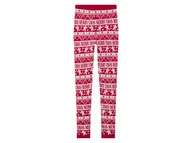 Spodnie i spodenki dla dziewczynek - pepperts!® Legginsy świąteczne dziewczęce z dzianiny (146/152, Czerwony) - miniaturka - grafika 1