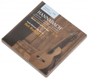 Hannabach struny do gitary klasycznej serii 890 do gitary dla dzieci 1/4 Mensur: zestaw 49 - 52 cm 653069 - Struny gitarowe  - miniaturka - grafika 1