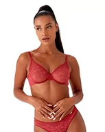 Biustonosze - Gossard Damski błyszczący koronkowy biustonosz na co dzień, Raspbery Blush, 85B - miniaturka - grafika 1