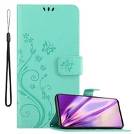 Etui i futerały do telefonów - Pokrowiec Cadorabo do Samsung Galaxy A51 5G w kolorze turkusowym pokrowiec ochronny na telefon komórkowy etui w kwiaty etui w kwiaty - miniaturka - grafika 1