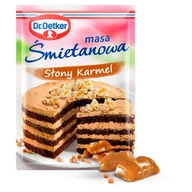 Ciasta i półprodukty do ciast - Dr. Oetker Masa śmietanowa słony karmel 85 g - miniaturka - grafika 1