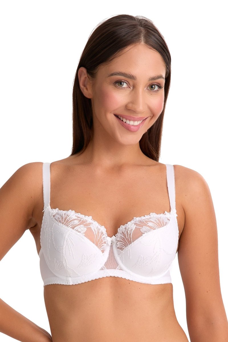 Biustonosz GAIA Semi-Soft Paris 1302 półusztywniany biały 80H