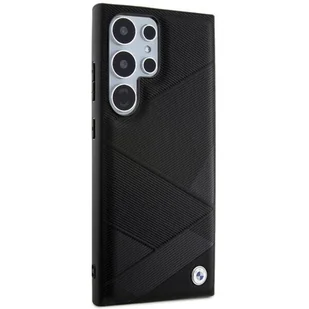 BMW BMHCS24L23RCGPK S24 Ultra S928 czarny/black hardcase Signature Leather Crossing Lines Pattern - Etui i futerały do telefonów - miniaturka - grafika 15