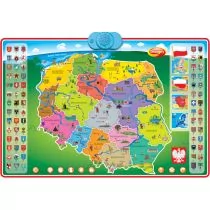 Dumel Discovery interaktywna mapa Polski 61171 - Przybory szkolne - miniaturka - grafika 1