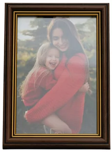 Ramka na zdjęcie 30x40 Brown&Gold Duo Classic - Ramki na zdjęcia - miniaturka - grafika 1