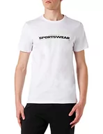 Koszulki męskie - 4F T-shirt męski, Tsm032, biały, S, biały, S - miniaturka - grafika 1