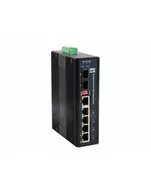 Switche - LevelOne Ind.Gigabit Ethernet Switch Industrial Gigabit Ethernet Switch - 4 TX + 1 SFP + 1 Combo -40 to 75C, 9 to 60VDC - miniaturka - grafika 1