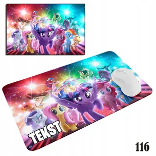 PODKŁADKA POD MYSZKĘ MYSZ WZORY DO WYBORU - MY LITTLE PONY BAJKI 29x36cm - Podkładki pod mysz - miniaturka - grafika 1