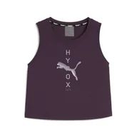 Koszulki sportowe damskie - Damska koszulka bez rękawów PUMA x HYROX CLOUDSPUN PUMA Midnight Plum Purple - miniaturka - grafika 1