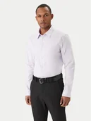 Koszule męskie - Calvin Klein Koszula LV04LB145G Różowy Slim Fit - miniaturka - grafika 1