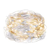 Oświetlenie świąteczne - Lampki choinkowe 100 LED zimny+ciepły CL0024 - miniaturka - grafika 1