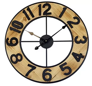 Technoline Zegar ścienny NATURE WOOD LOFT 60 cm WT1610 - Zegary - miniaturka - grafika 1