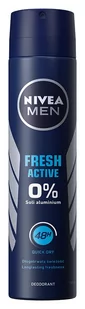 Nivea Men Fresh Active Dezodorant w sprayu 200 ml 072876 - Dezodoranty i antyperspiranty męskie - miniaturka - grafika 1