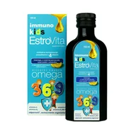 Przeziębienie i grypa - Estrovita Olej Immuno Kids 150 ml - miniaturka - grafika 1