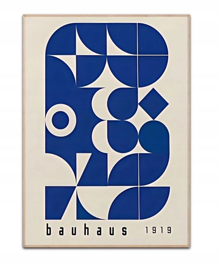 PUZZLE Bauhaus Exhibition Vintage A3 252 el z Nadrukiem + IMIĘ Pudełko