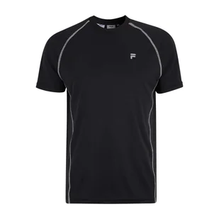 Męska Koszulka z krótkim rękawem FILA LEXOW RAGLAN FAM0317-80010 – Czarny - Koszulki męskie - miniaturka - grafika 1