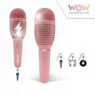 Instrumenty muzyczne dla dzieci - MIKROFON REJESTRATOR WOW GENERATION USB KIDS Karaoke Bluetooth - miniaturka - grafika 1