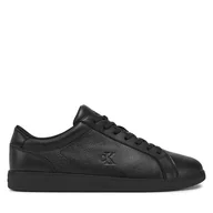 Sneakersy męskie - Sneakersy Calvin Klein Jeans Low Profile Cupsole Cm YM0YM01190 Czarny - miniaturka - grafika 1