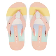 Buty dla dziewczynek - Japonki Tommy Hilfiger T3A8-33806-0058Y913 M Różowy - miniaturka - grafika 1