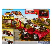 Tory, garaże, parkingi - Mattel Monster Truck Meganaczepa 2autka GFR15 - miniaturka - grafika 1