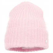 Czapki damskie - Czapka zimowa damska z angory OLGA Pudrowy róż - miniaturka - grafika 1