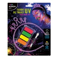 Przybory szkolne - Farbki do twarzy Uv z opaską Kidea - miniaturka - grafika 1