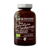 Diet-Food BIO SPIRULINA Z CORDYCEPS - Tabletki 375 szt. 5906395147762 - Suplementy naturalne - miniaturka - grafika 1