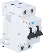 Bezpieczniki elektryczne - LEGRAND nadprądowy dwubiegunowy C 10A FAZ-C10/2 278756 EATON - miniaturka - grafika 1