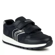 Buty dla dziewczynek - Sneakersy Geox J Alben Girl J36AQC 011BC C9244 M Black/Dk Silver - miniaturka - grafika 1