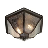 Lampy ogrodowe - Elstead Lighting New England Flush Lantern Medium NE8/M Lampa sufitowa ogrodowa IP44 stylowa NE8/M) - miniaturka - grafika 1