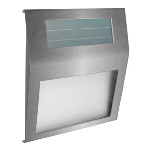Lampa solarna LED srebrna podświetlany numer domu IP44 DPM - Lampy ogrodowe - miniaturka - grafika 1