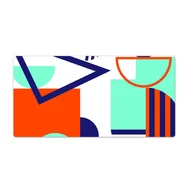 Podkładki na biurko - Ozdobna mata na biurko Abstrakcyjny wzór 120x60 cm - miniaturka - grafika 1