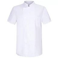Kurtki męskie - MISEMIYA - Męska kurtka kucharska - Męska kurtka szefa kuchni - Uniform Hosteleria - Ref.8421B, Biały 21, 5XL - miniaturka - grafika 1