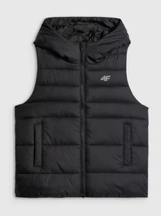 4F Bezrękawnik z wypełnieniem syntetycznym chłopięcy - czarny 164 (13-14 lat) - Kurtki i płaszcze dla chłopców 4F Bezrękawnik z wypełnieniem syntetycznym chłopięcy - czarny 164 (13-14 lat) - Kurtki i płaszcze dla chłopców - miniaturka - grafika 1