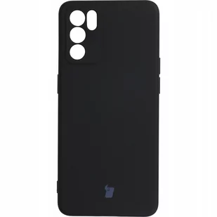 Bizon Etui Case Silicone Oppo Reno 6 5G czarne BCSOPR65GBK - Etui i futerały do telefonów - miniaturka - grafika 1