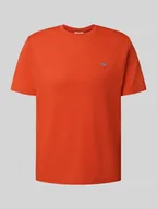 Koszulki męskie - T-shirt o kroju regular fit z wyhaftowanym logo - miniaturka - grafika 1