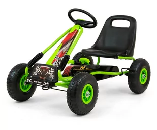 Milly Mally Gokart na pedały Thor Green - Jeździki dla dzieci - miniaturka - grafika 1