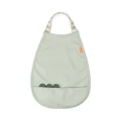 Zestawy naczyń dla dzieci - Done by Deer Śliniak z Kieszonką Croco Green - miniaturka - grafika 1