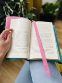 Dekoracje domu - ETUI OKŁADKA NA KSIĄŻKĘ turkus+róż - miniaturka - grafika 1