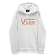 Bluzy damskie - Vans Damska bluza z kapturem Wm Drop V Logo Bluza z kapturem, owsianka wrzosowa, M, płatki owsiane wrzos, M - miniaturka - grafika 1
