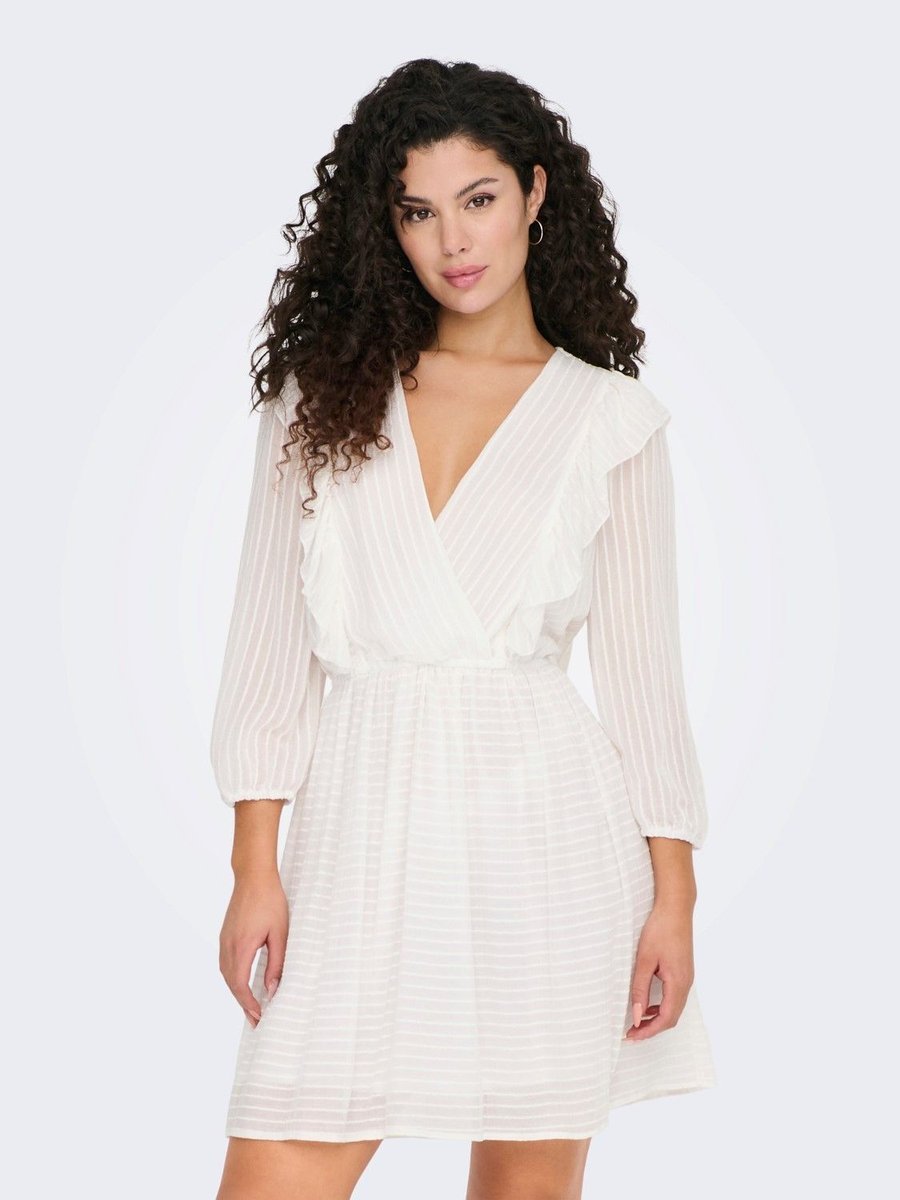 abiti donna only 15290183 london cloud dancer