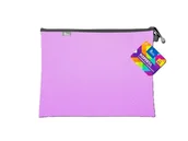 Długopisy - KOPERTA Z SUWAKIEM METALOWYM B5 29,5 x 21,5 CM FIOLETOWA TETIS - miniaturka - grafika 1