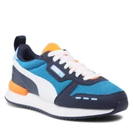 Sneakersy damskie - Puma Sneakersy R78 Jr 373616 25 Mykonos Blue/White/Peacoat - miniaturka - grafika 1