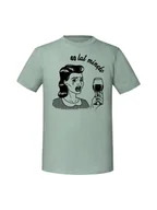 Koszulki i topy damskie - Męska koszulka z nadrukiem - 40 laT minęło kobieta płacz Miętowy L - miniaturka - grafika 1