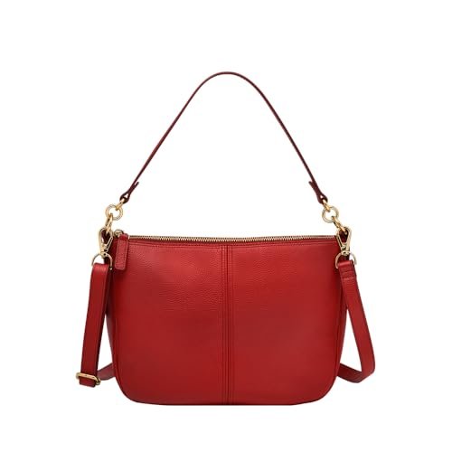 Fossil Damskie body Jolie Crossbody brązowe, Granat, jeden rozmiar