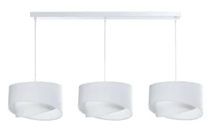 Biała skandynawska lampa wisząca nad stół - 5X S511 Isadora - Lampy stojące - miniaturka - grafika 1