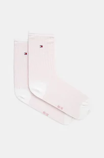 Tommy Hilfiger skarpetki damskie kolor różowy 701229326 - Skarpetki damskie - miniaturka - grafika 1