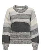Swetry damskie - ONLY Sweter w kolorze szarym - miniaturka - grafika 1