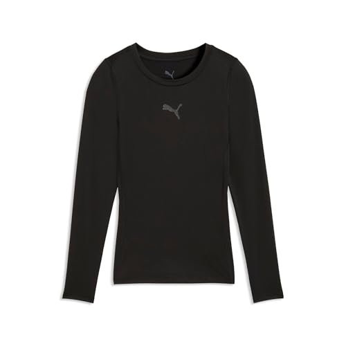 PUMA TeamLIGA26 Koszulka Baselayer LS Jr, 164, czarna