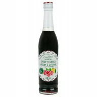 Syropy i koncentraty owocowe - Excellence Syrop Malinowy z Cytryną Źródło Witaminy C Suplement 430 ml - miniaturka - grafika 1
